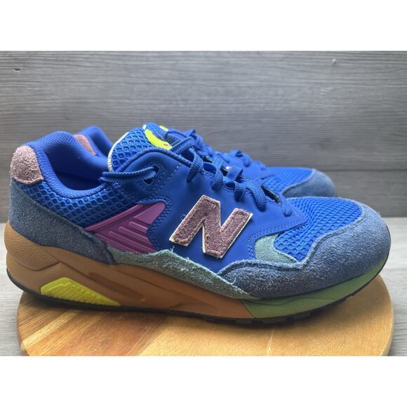 New Balance 580 MT580HSB Blue Multi-Color Gum Running Shoes Size 14 - Picture 1 of 13